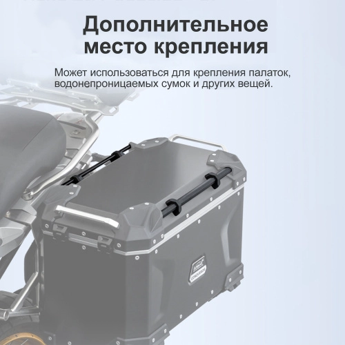 LOBOO C45RBK Правый кофр 45L серии CONQUEROR черный | КУКУХА ШОП фото 12