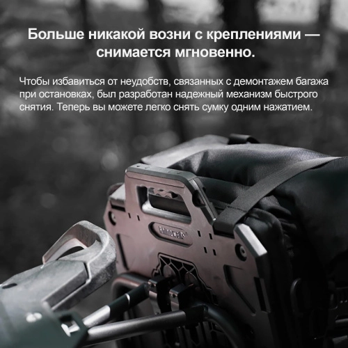 RhinoWalk MJX2009BK Мягкий быстросъемный боковой кофр 20L серии Mechanic | КУКУХА ШОП фото 13