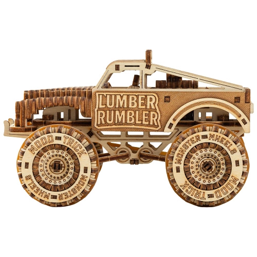 WOOD TRICK WDTK105 Деревянный 3D конструктор "LUMBER RUMBLER" | КУКУХА ШОП фото 2
