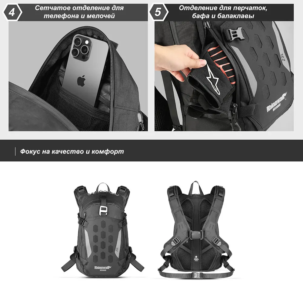 Моторюкзак RhinoWalk Mechanic X Magnetic 23L MJX2005