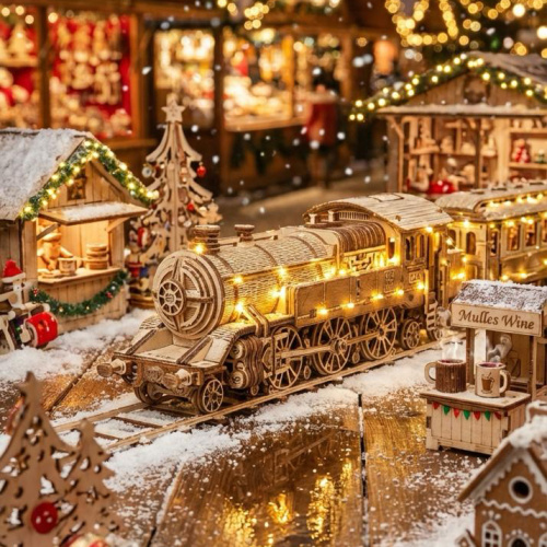 WOOD TRICK WDTK106 Деревянный 3D конструктор "ЛЕГЕНДАРНЫЙ ВОЯЖЕР 246" | КУКУХА ШОП фото 7