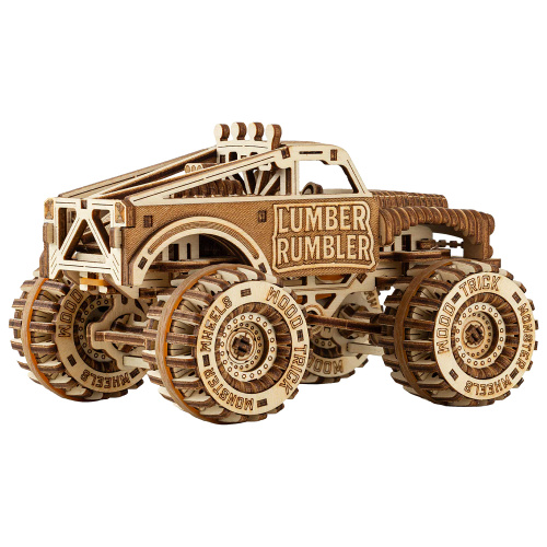 WOOD TRICK WDTK105 Деревянный 3D конструктор "LUMBER RUMBLER" | КУКУХА ШОП фото 4