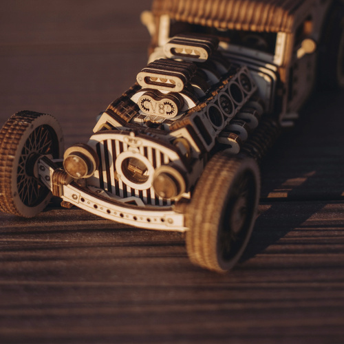 WOOD TRICK BT040 Деревянный 3D конструктор "ХОТ РОД" | КУКУХА ШОП фото 6