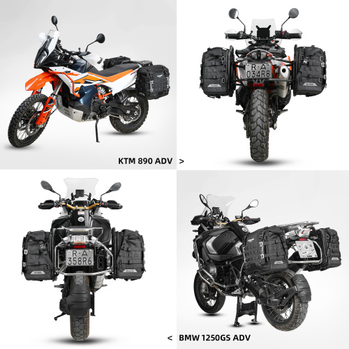 RhinoWalk MJX2004BK Мягкий быстросъемный боковой кофр 35L серии Mechanic | КУКУХА ШОП фото 10