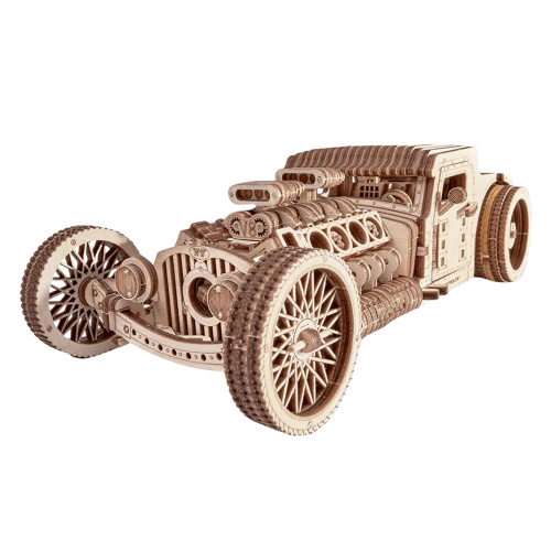 WOOD TRICK BT040 Деревянный 3D конструктор "ХОТ РОД" | КУКУХА ШОП фото 2