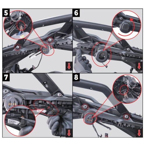 LOBOO JP131WPRO Комплект для крепления топкейса LOBOO | КУКУХА ШОП фото 7