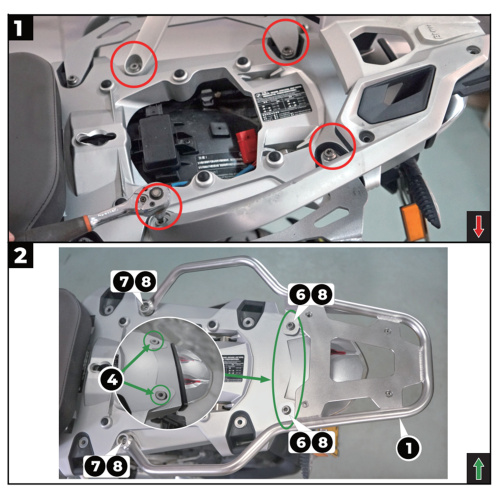 LOBOO JP071WPRO Комплект для крепления топкейса LOBOO | КУКУХА ШОП фото 2