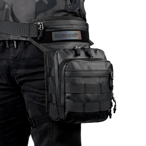 RhinoWalk MT102BK Набедренная мотосумка черная | КУКУХА ШОП фото 6