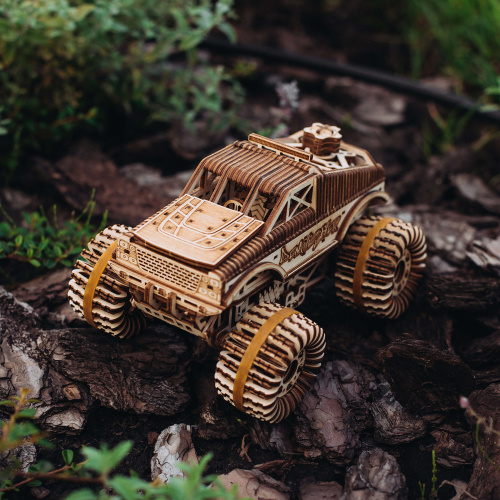 WOOD TRICK BT050 Деревянный 3D конструктор "МОНСТР-ТРАК" | КУКУХА ШОП фото 8