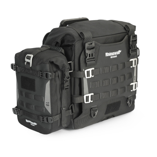 RhinoWalk MJX2004BK Мягкий быстросъемный боковой кофр 35L серии Mechanic | КУКУХА ШОП фото 5