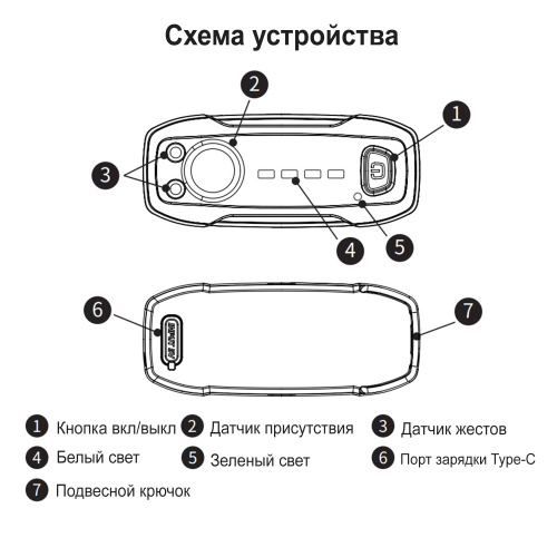 LOBOO LR08LR08TD Умный фонарик с налобным держателем | КУКУХА ШОП фото 14