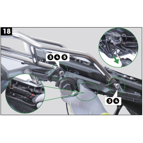 LOBOO JP131WPRO Комплект для крепления топкейса LOBOO | КУКУХА ШОП фото 11