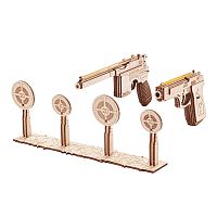 WOOD TRICK WT010/21 Деревянный 3D конструктор "НАБОР ПИСТОЛЕТОВ" | КУКУХА ШОП