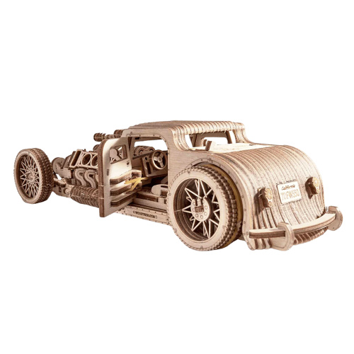 WOOD TRICK BT040 Деревянный 3D конструктор "ХОТ РОД" | КУКУХА ШОП фото 4