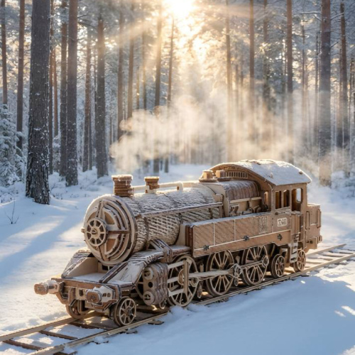 WOOD TRICK WDTK106 Деревянный 3D конструктор "ЛЕГЕНДАРНЫЙ ВОЯЖЕР 246" | КУКУХА ШОП фото 6