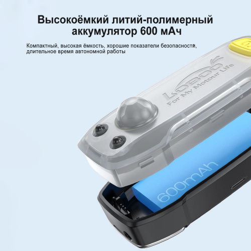 LOBOO LR08LR08TD Умный фонарик с налобным держателем | КУКУХА ШОП фото 4