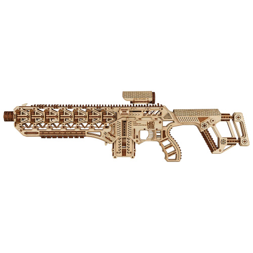 WOOD TRICK WDTK103 Деревянный 3D конструктор "ВИНТОВКА FUSION X" | КУКУХА ШОП фото 3