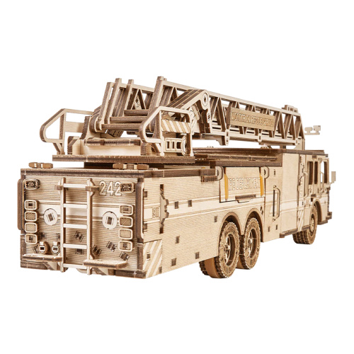 WOOD TRICK BT077 Деревянный 3D конструктор "ПОЖАРНАЯ МАШИНА" | КУКУХА ШОП фото 5