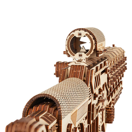 WOOD TRICK WDTK103 Деревянный 3D конструктор "ВИНТОВКА FUSION X" | КУКУХА ШОП фото 5