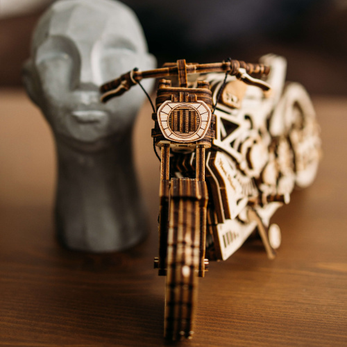 WOOD TRICK BT036 Деревянный 3D конструктор "МОТОЦИКЛ DMS" | КУКУХА ШОП фото 6