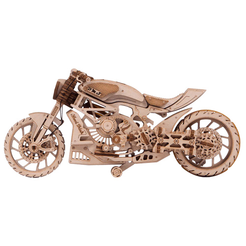 WOOD TRICK BT036 Деревянный 3D конструктор "МОТОЦИКЛ DMS" | КУКУХА ШОП фото 2