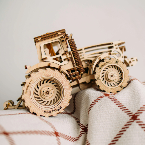 WOOD TRICK BT023 Деревянный 3D конструктор "ТРАКТОР" | КУКУХА ШОП фото 6
