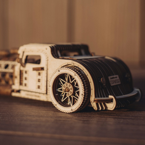 WOOD TRICK BT040 Деревянный 3D конструктор "ХОТ РОД" | КУКУХА ШОП фото 7