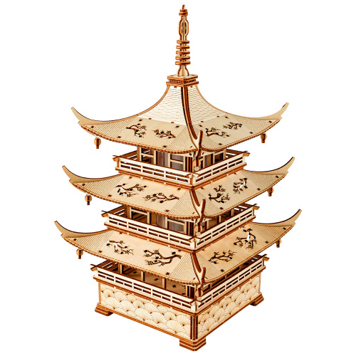 WOOD TRICK WDTK102 Деревянный 3D конструктор "ХРАМ ГАРМОНИИ" | КУКУХА ШОП фото 2