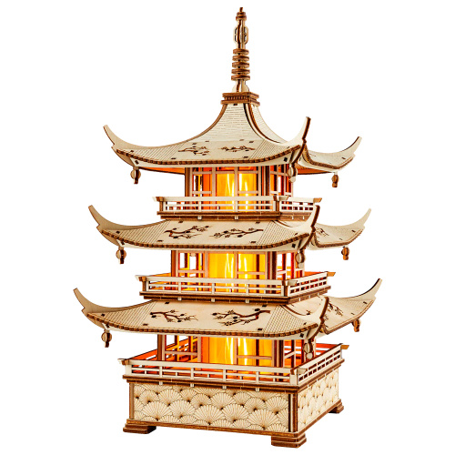 WOOD TRICK WDTK102 Деревянный 3D конструктор "ХРАМ ГАРМОНИИ" | КУКУХА ШОП