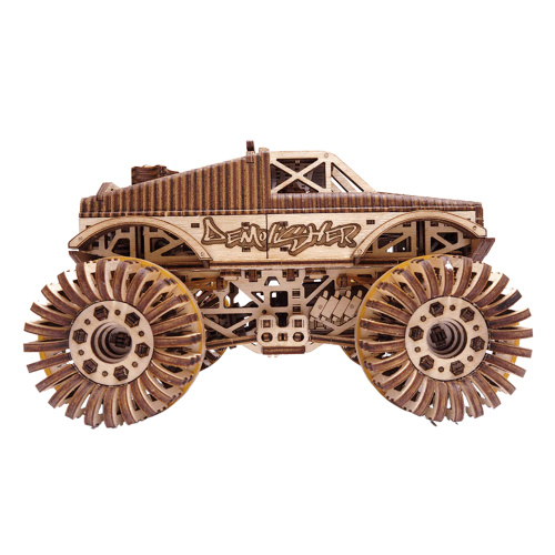 WOOD TRICK BT050 Деревянный 3D конструктор "МОНСТР-ТРАК" | КУКУХА ШОП фото 3